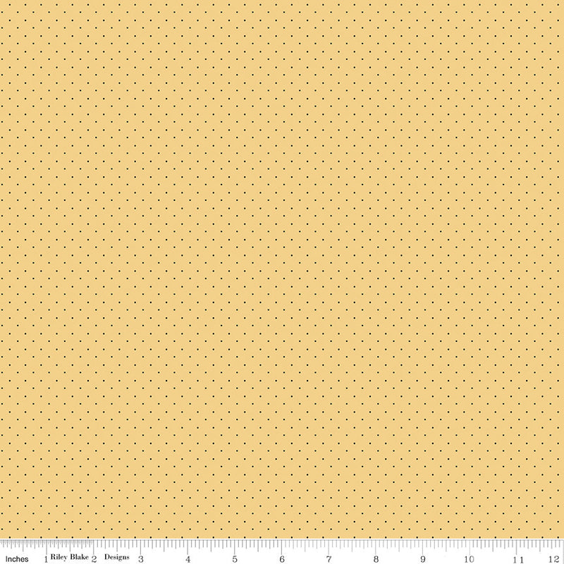 American Jane Pindots Gold by American Jane for Riley Blake Designs | C840-GOLD