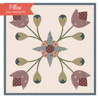 PRESALE Charmed & Treasured Pillow Sew Along Kit by Kassidy Grace for Riley Blake Designs | Pillow size is 20 1/2" x 20 1/2"