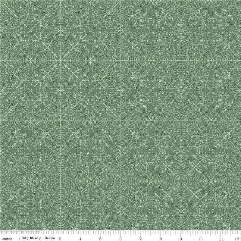 Wanderlust Oak Trail Green Yardage by Danelys Sidron for Riley Blake Designs | C15472-GREEN