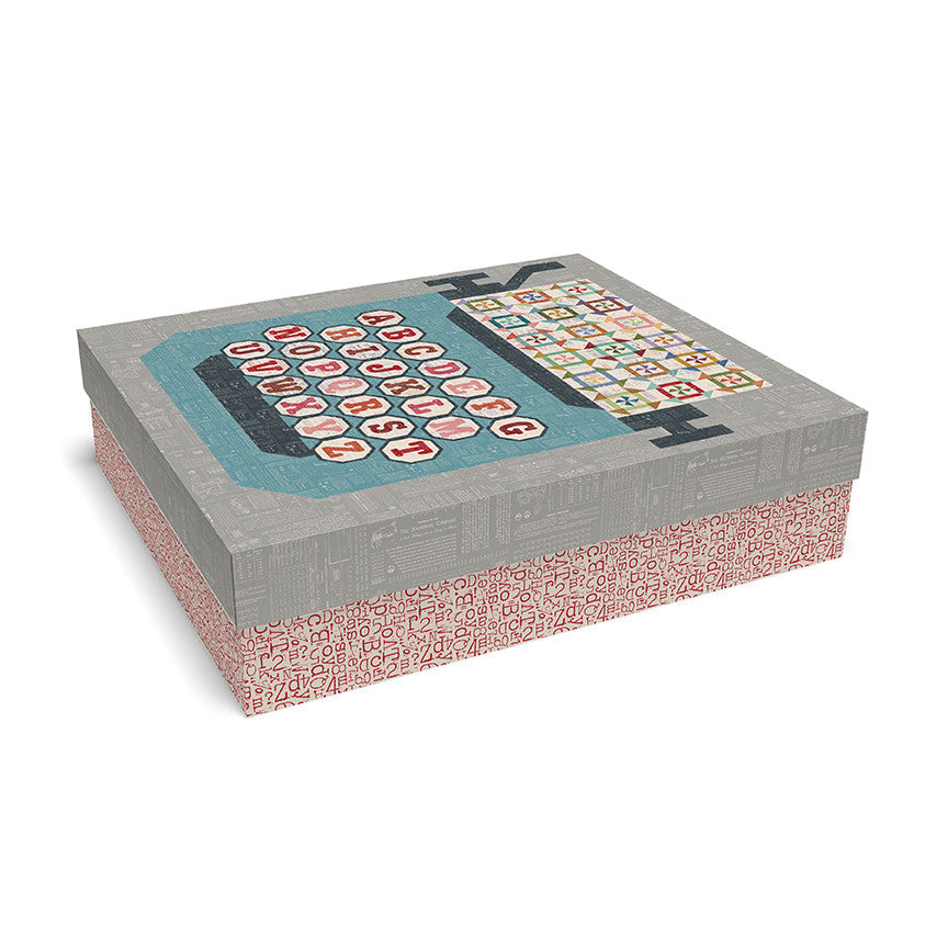 Just My Type Quilt Kit Boxed With TYPE/ography by Lori Holt of Bee in My Bonnet for Riley Blake Designs | KT-16850