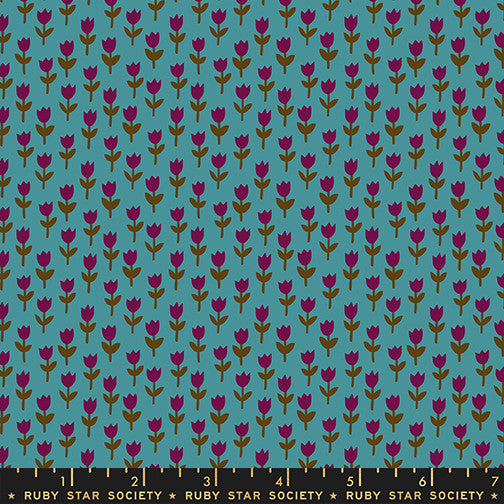 PRESALE 1 800 Calico Tulips Storytime Yardage by Alexia Abegg for Ruby Star Society | RS4169 15