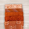 Happy Fall Days Custom Fat Quarter Bundle Orange by Kelsey Carlson for Riley Blake Design | 5 Precut Fat Quarters
