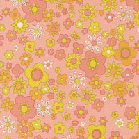 Happy Daze Petal Power Bubblegum Yardage by Chloe’s Closet for Moda Fabrics | 33841 12