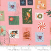 Tiny Christmas Christmas Stamps Cotton Candy Yardage by Lizzy House for Moda Fabrics | 37132 15