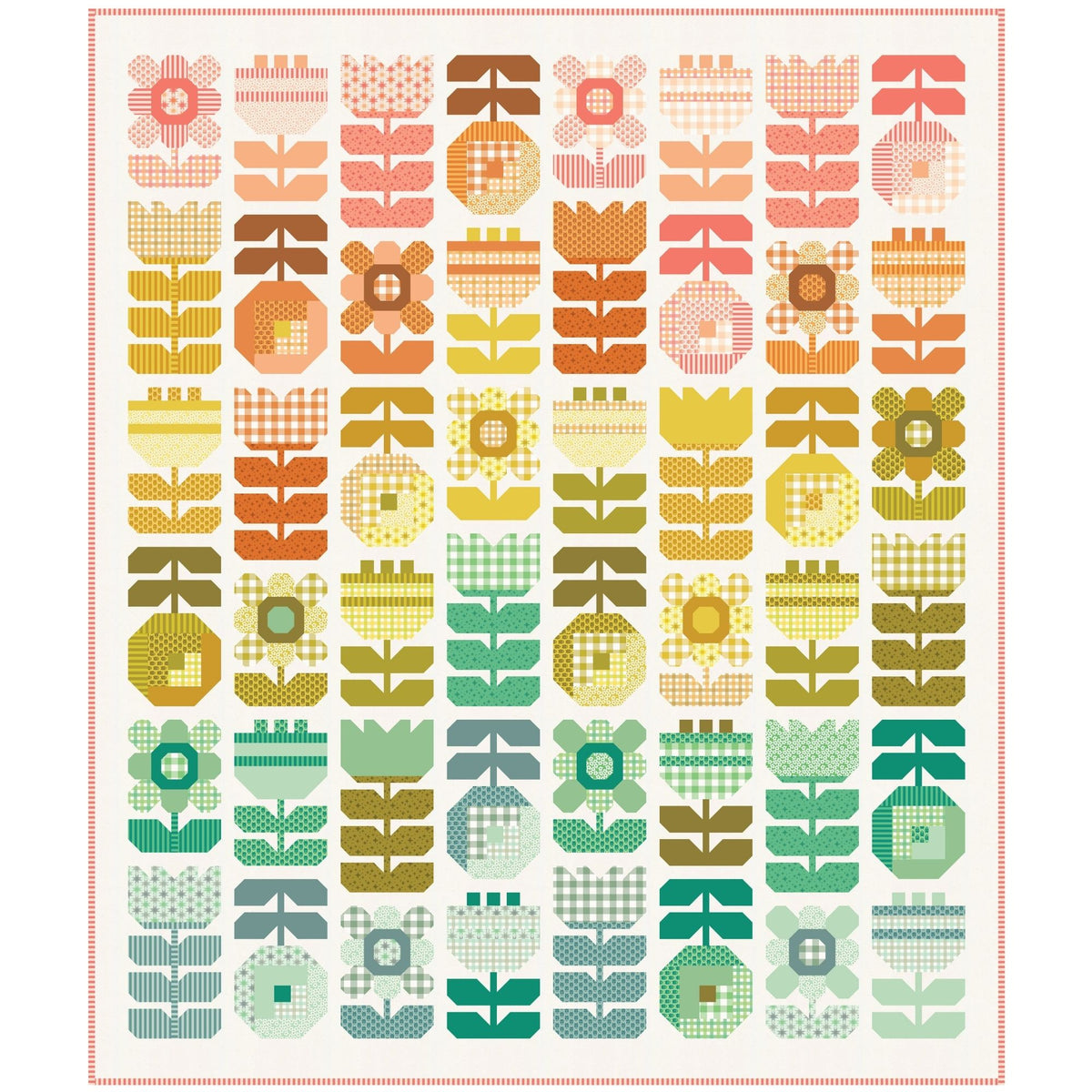 PRESALE Posy Quilt Kit With Popcorn by Elizabeth Hartman for Moda Fabrics | Quilt Size 68” x 80”