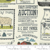 Farmstead Vintage Farm Advertisements Porcelain Yardage by Stacy Iest Hsu for Moda Fabrics | 20902 11