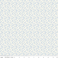 PRESALE Penelope Mini Stems Cream Yardage by My Mind's Eye for Riley Blake Designs | C16646-CREAM