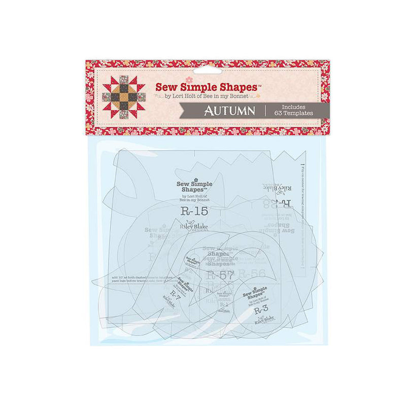 Lori Holt's How To Build a Scarecrow Sew Simple Shapes for Riley Blake Designs | STT-35006 | In Stock Shipping Now | Autumn Sew Simple Shapes