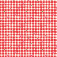 PRESALE The World of Strawberry Shortcake Gingham Red Yardage for Riley Blake Designs | C18562-RED