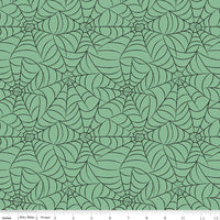 Frank and Friends Webs Green Yardage by My Mind's Eye for Riley Blake Designs | C17474-GREEN