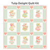 PRESALE Little Lovely Custom Quilt Kit With Sunbonnet by Heather Briggs of My Sew Quilty Life | Free Pattern (Blue Version)