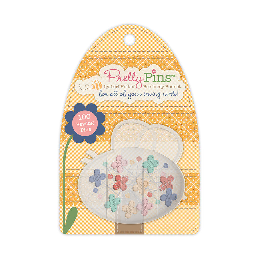 Lori Holt Pretty Pins Sewing by Lori Holt of Bee in My Bonnet | 100 Sewing Pins | ST-39771