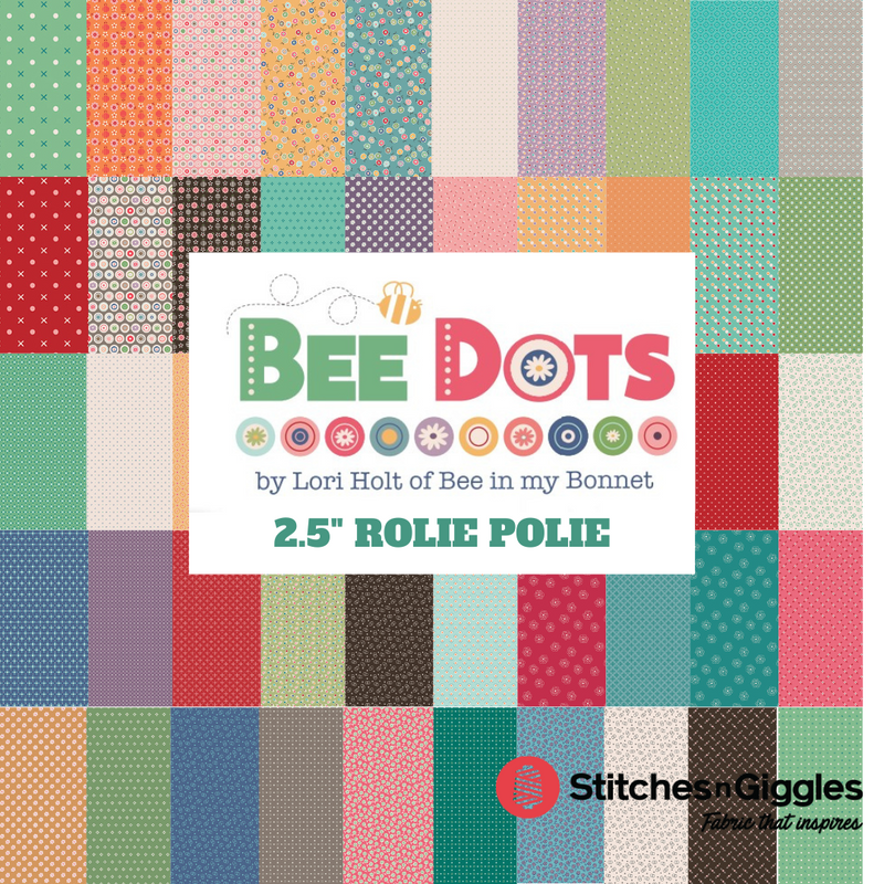 Sale! Bee Dots Milk Can VaLene Yardage by Lori Holt for Riley Blake Designs | C14162 MILKCAN