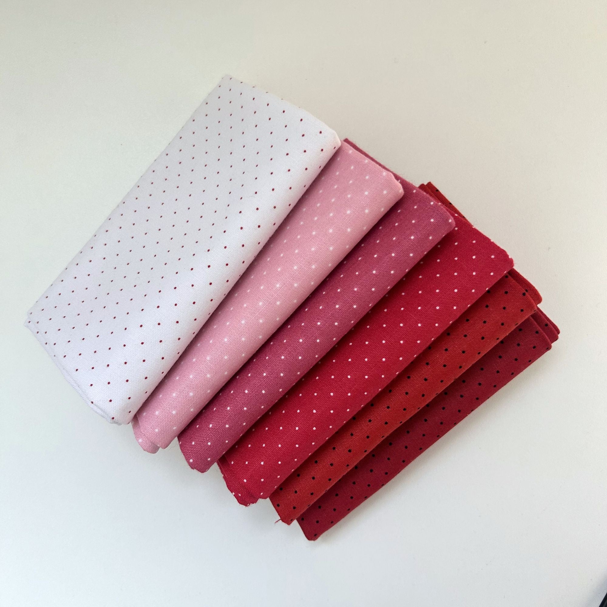 American Jane Pindots Custom Fat Quarter Bundle Valentines by American Jane for Riley Blake Designs | 6 FQs | Curated Bundle