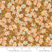 PRESALE Butternut and Sage Fields of Flowers Cinnamon Yardage by Fig Tree & Co for Moda Fabrics | 35442 18