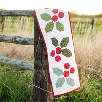PRESALE Holly-Day Cheer Runner Kit Boxed with Christmas Greetings by Sandy Gervais | KT-17661