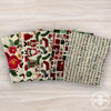 Charming Christmas Custom Fat Quarter Bundle Cloud by Kelsey Carlson for Riley Blake Designs | 5 Precut Fat Quarters