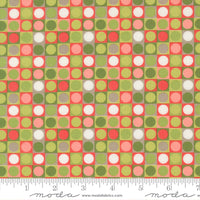 PRESALE Poinsettia and Pear Dots Evergreen Yardage by Sherri & Chelsi for Moda Fabrics | 37714 14