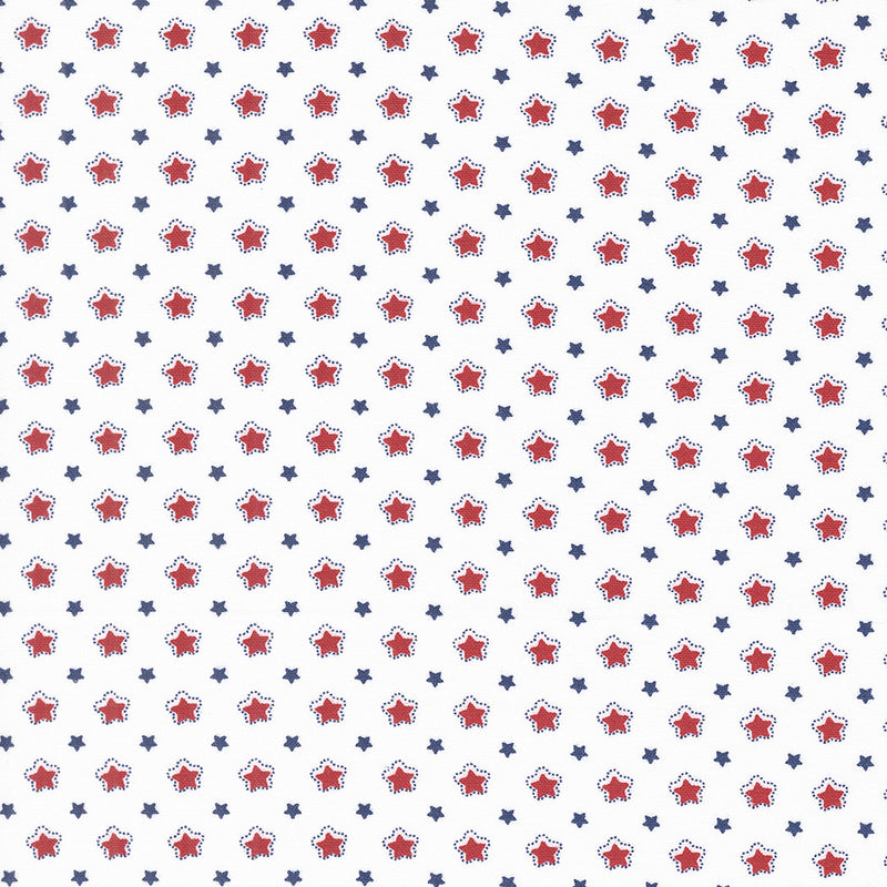 PRESALE Star Spangled Folk Stars Patriotic by April Rosenthal of Prairie Grass for Moda Fabrics | 24174 11