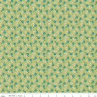 Piece & Plenty Rose Lettuce Yardage Yardage by Lori Holt for Riley Blake Designs | 5 Yard Backing | C15881-LETTUCE