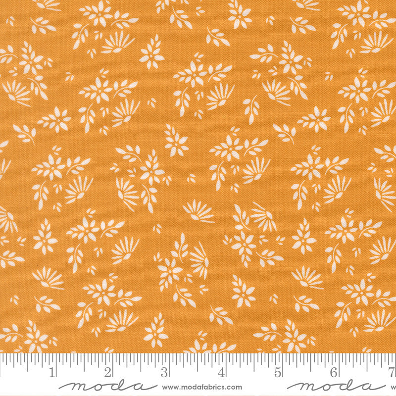 PRESALE Birch and Willow Flora Golden Yardage by Sherri & Chelsi for Moda Fabrics | 37721 12
