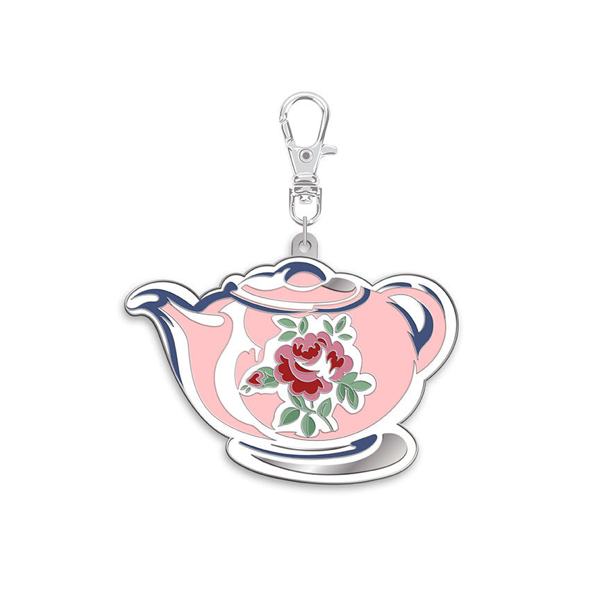 PRESALE Cath Kidston Teapot Enamel Charm for Riley Blake Designs | FG-51613