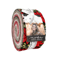PRESALE Berry And Pine Jelly Roll 2.5" by Lella Boutique for Moda Fabrics | 40 Precut 2.5" Strips | 5240JR