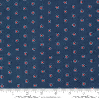 Grand Haven Dotted Navy Yardage by Minick & Simpson for Moda Fabrics | 14985 19