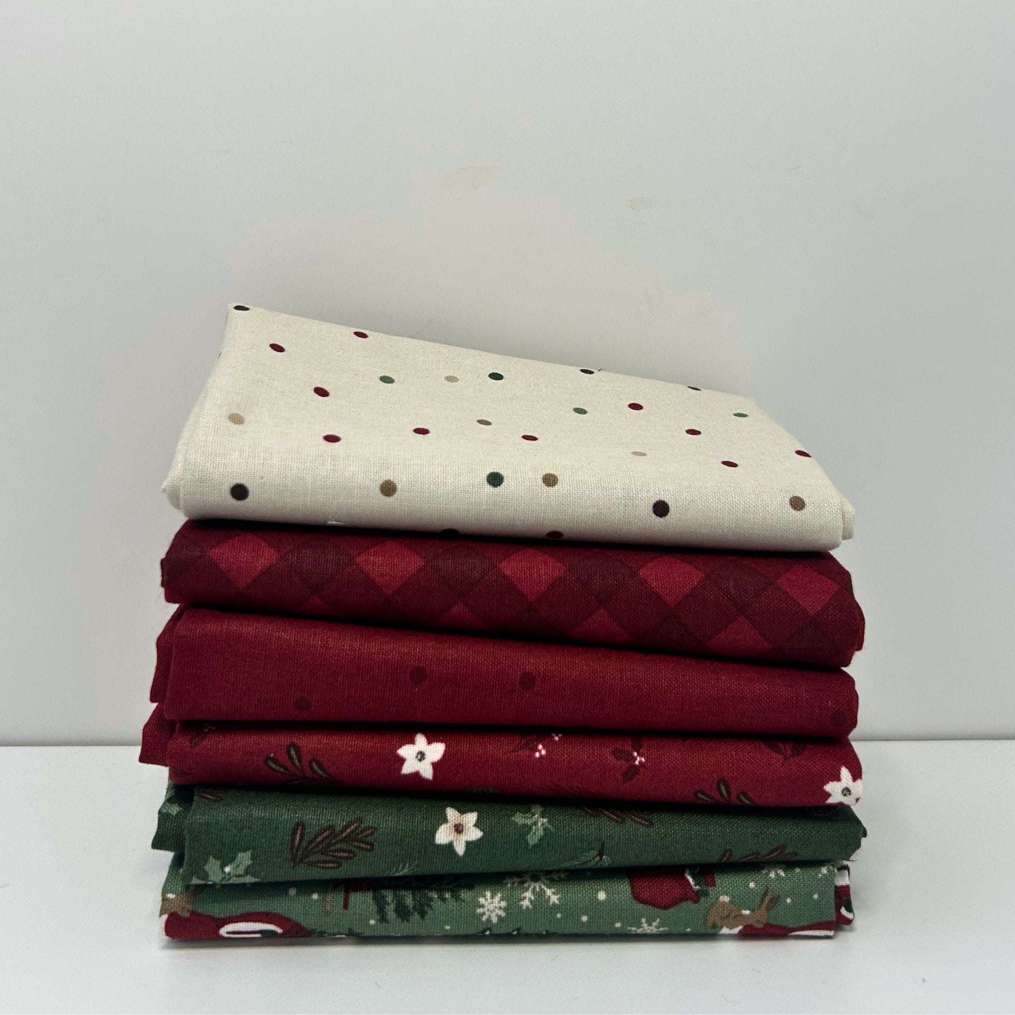 Christmas Time Custom Fat Quarter Bundle by Dani Mogstad for Riley Blake Designs | 6 FQs | Curated Bundle