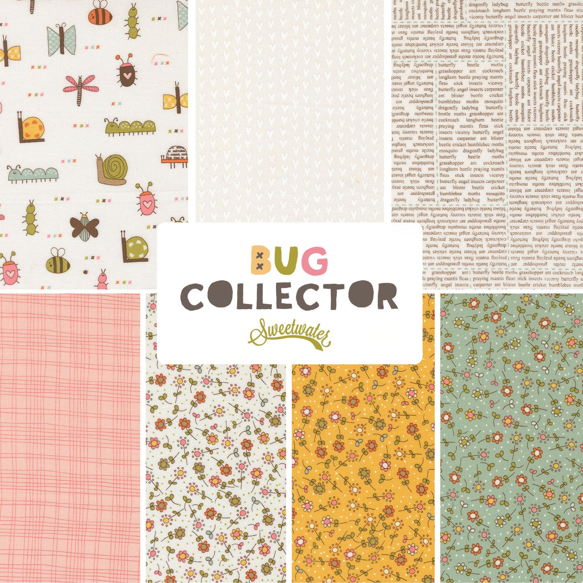 Bug Collector Fat Quarter Bundle by Sweetwater for Moda Fabrics | 7 Fat Quarters | Curated Bundle