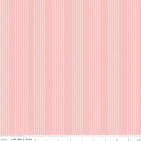 Mary Catherine Stripe Rose Yardage by Amy Smart for Riley Blake Designs | C16708-ROSE
