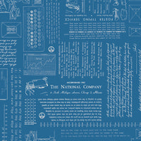 TYPE/ography Denim Yardage by Lori Holt of Bee in My Bonnet for Riley Blake Designs | C16850-DENIM