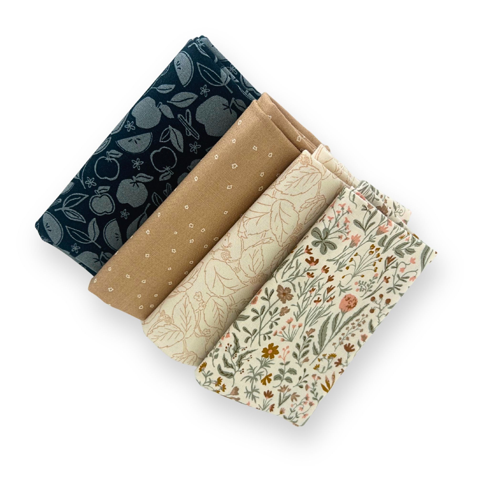 Fat Quarter Bundle | Rainier by Jessica Rose for Moda Fabrics | 4 Fat Quarters | Curated Bundle