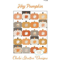 PRESALE Hey Pumpkin Quilt Kit With Birch and Willow by Sherri & Chelsi for Moda Fabrics | Quilt Size 56" x 70"