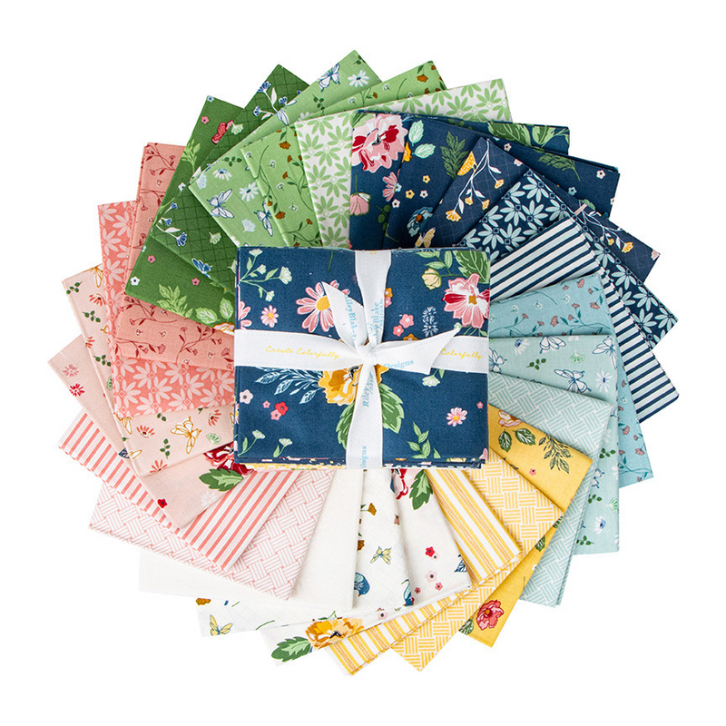 Melody Fat Quarter Bundle by Beverly McCullough for Riley Blake Designs | Precut Bundle 25 FQs | FQ-15140-25