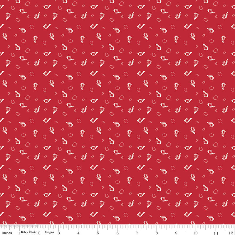 Home Town Holiday Candy Schoolhouse Yardage by Lori Holt for Riley Blake Designs | C14906-SCHOOL