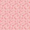 Letters to Cupid Ditsy Floral Pink Yardage by My Mind's Eye for Riley Blake Designs | C16984-PINK