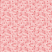 Letters to Cupid Ditsy Floral Pink Yardage by My Mind's Eye for Riley Blake Designs | C16984-PINK