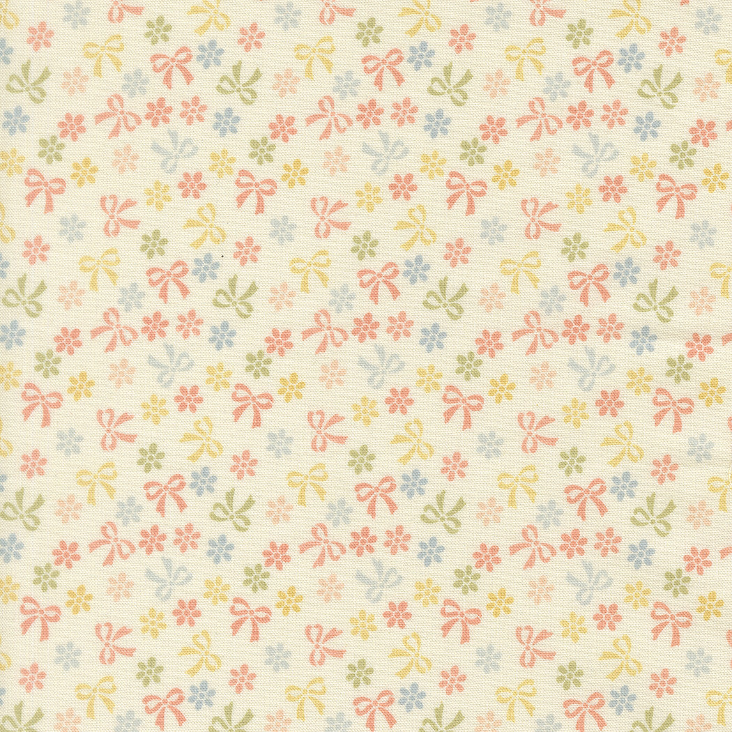 PRESALE Handmade Sweetness Bows Daisies Porcelain Yardage by Heather Briggs of My Sew Quilty Life for Moda Fabrics | 31793 11