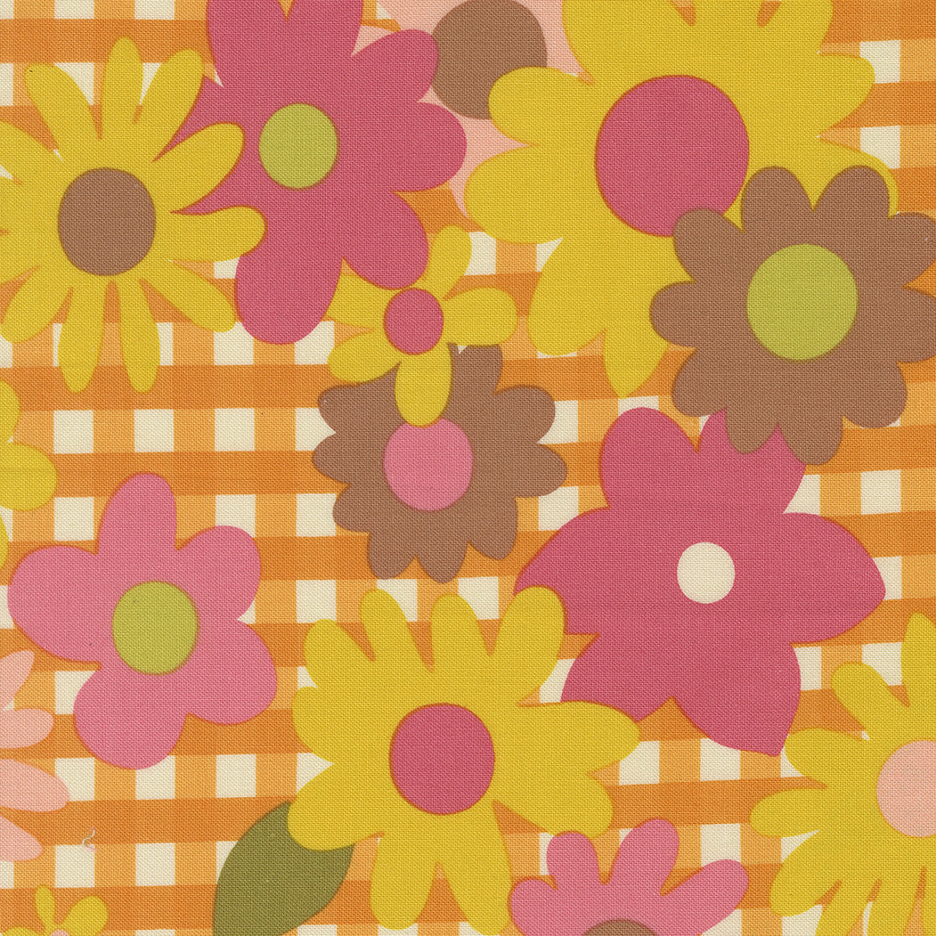 Happy Daze Blooming Blossoms Sunrays Yardage by Chloe’s Closet for Moda Fabrics | 33840 14