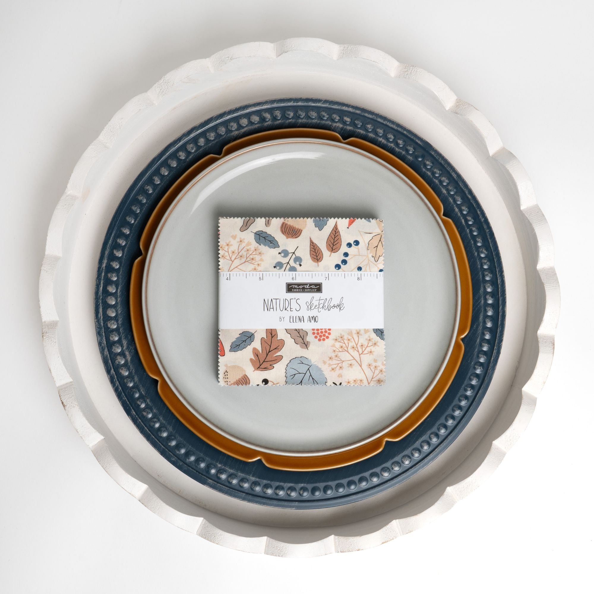 PRESALE Natures Sketchbook Charm Pack 5" by Elena Amo for Moda Fabrics | 42 Pcs | 39070PP