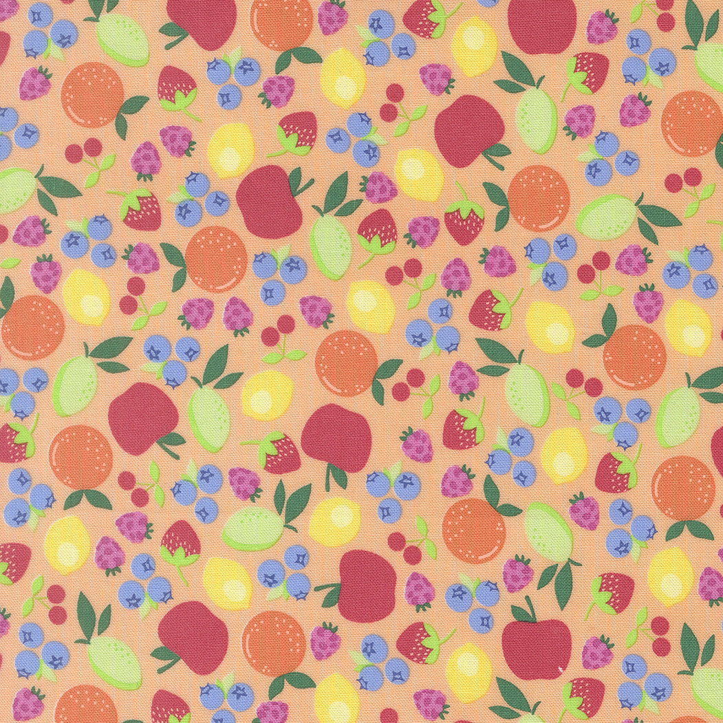 Fruit Salad Fruit Cup Cantaloupe Yardage by Corey Yoder for Moda Fabrics | 29242 15