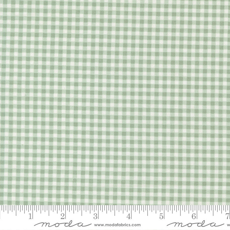PRESALE Sunbonnet Mini Gingham Dusty Blue Yardage by Heather Briggs of My Sew Quilty Life for Moda Fabrics | 31769 21