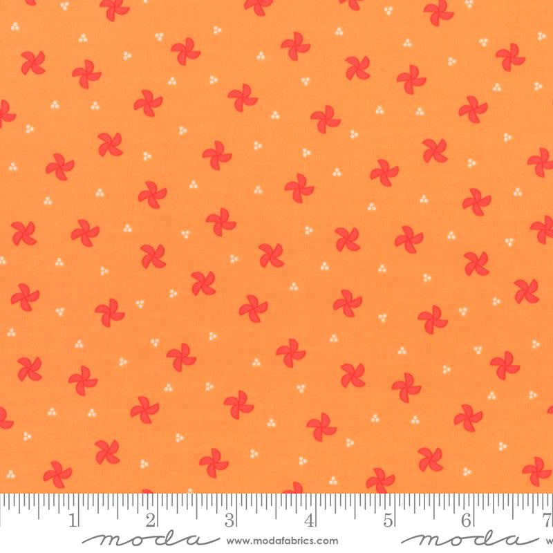 Laguna Sunrise Pinwheel Orange Yardage by Sherri & Chelsi for Moda Fabrics | 37684 19