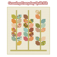 Growing Everyday Custom Quilt Kit With Happy Daze by Chloe’s Closet for Moda Fabrics | Quilt Size 43 1/2” x 48”