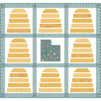PRESALE The Beehive State Custom Quilt Kit with Utah by Kelsey Carlson for Riley Blake Designs | Quilt Size 47 1/2" x 50 1/2"