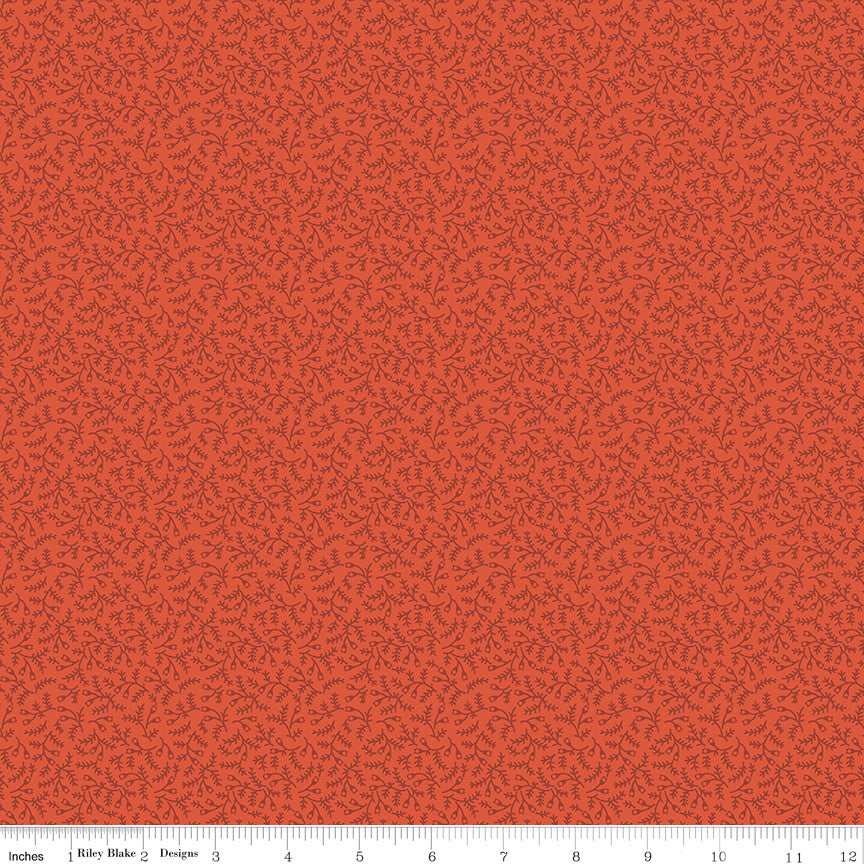 PRESALE Baked With Love Herbs Autumn Yardage by Lori Holt of Bee in My Bonnet | C17791-AUTUMN