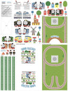 SALE! Thomas & Friends Sodor Railway Felt Panel for Riley Blake Designs Thomas the Train Felt Panel 40" x 54"