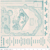 Wide Back Flower Patch Farmers Almanac Yardage by Lori Holt of Bee in My Bonnet | 108" Wide Backing | WB15576-RAINDROP