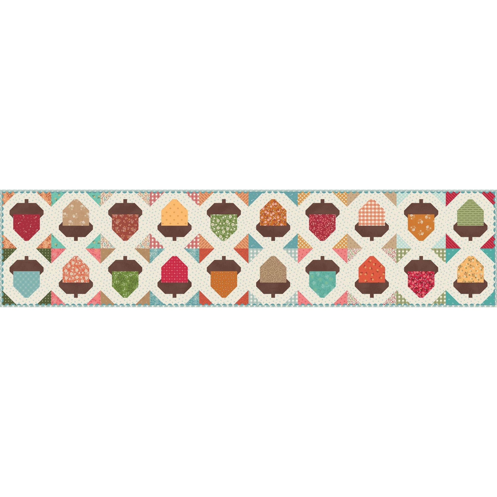PRESALE Acorn Love Custom Runner Kit With Baked With Love  by Lori Holt of Bee in My Bonnet | Runner Size 16" x 55"